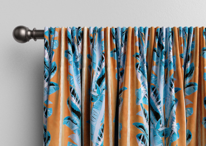 Miami, Blue - Made To Measure Curtains - Image 9